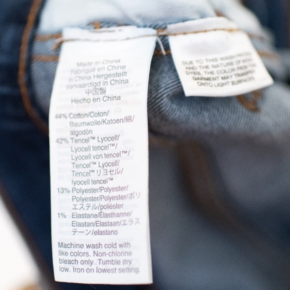 Madewell Dark Wash 10" High-Rise Skinny Jeans - Picture 2 of 4